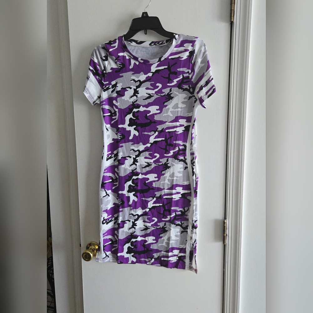 NWT Purple 💜 Camo Dress